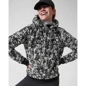 Athleta Black and White Hoodie